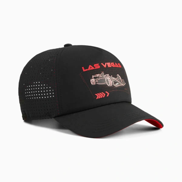 F1 Las Vegas - PUMA: Tunnista voittaja! Tyylikäs trucker-hattu, nappaa Vegasin tunnelma päällesi.